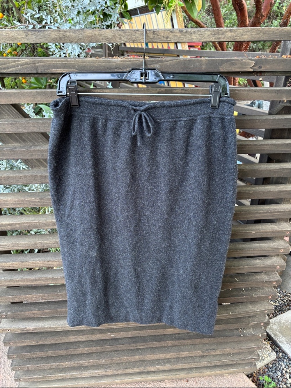 Vince grey wool and cashmere skirt size M